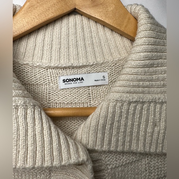Sonoma Goods for Life Collared Cardigan NWOT - Picture 2 of 6